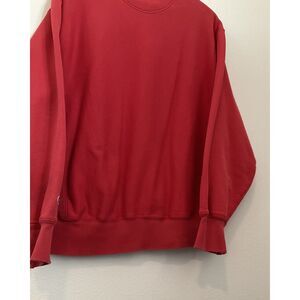Y2K Champion Reverse Weave Okoboji Iowa Crewneck Sweatshirt Red Faded Mens XL